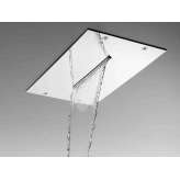 Bardzo płaski prysznic wodospadowy ze stali nierdzewnej FIMA Carlo Frattini Modular F2810