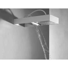 Głowica prysznicowa ze stali nierdzewnej montowana na ścianie FIMA Carlo Frattini MOOVE