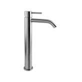 Bateria umywalkowa nablatowa jednouchwytowa ze stali nierdzewnej bez odpływu Fir Italia CleoSteel 48 - 4811400