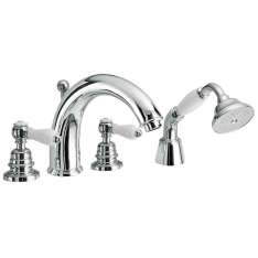 3-otworowa bateria wannowa z główką prysznicową Fir Italia Melrose 21 - 2147312