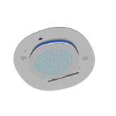 Głowica prysznicowa ze stali nierdzewnej do zabudowy z diodami LED Fir Italia My Wellness - 9372928