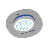 Głowica prysznicowa ze stali nierdzewnej do zabudowy z diodami LED Fir Italia My Wellness - 9372938