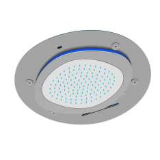 Głowica prysznicowa ze stali nierdzewnej do zabudowy z diodami LED Fir Italia My Wellness - 9372958