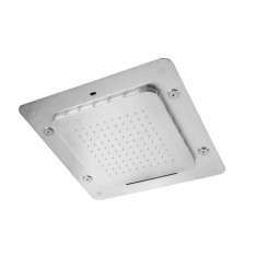 Głowica prysznicowa ze stali nierdzewnej do zabudowy LED z chromoterapią Fir Italia SHOWERS STEEL - 8572388