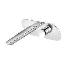 Bateria umywalkowa ścienna z płytką Fir Italia Synergy Stone 95 - 9510208