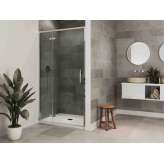 Szklane drzwi na zawiasach z panelem wewnętrznym Flair Showers Eto HINGE WITH INLINE PANEL DOOR