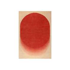 Ręcznie wykonany prostokątny dywanik wełniany o geometrycznych kształtach Floor_Story ALMA