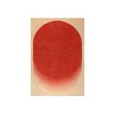 Ręcznie wykonany prostokątny dywanik wełniany o geometrycznych kształtach Floor_Story ALMA