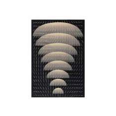 Dywanik prostokątny z wełny tybetańskiej i chińskiego jedwabiu Floor_Story OTTI