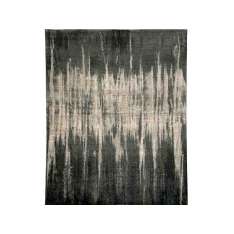 Ręcznie robiony prostokątny dywan z wełny i jedwabiu Floor_Story LAKE