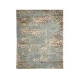 Ręcznie wykonany prostokątny dywan z wełny i jedwabiu Floor_Story MAPS