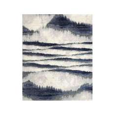 Ręcznie robiony prostokątny dywan z wełny i jedwabiu Floor_Story SIERRA