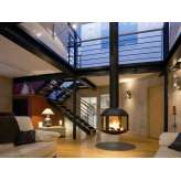 Centralny kominek wiszący Focus creation Agorafocus 850