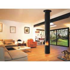 Gazowy centralny kominek wiszący Focus creation Slimfocus GAS