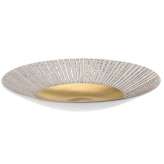 Porcelanowa patera Fos Ceramiche Antithesis Gold and Platinum