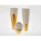 Wazon porcelanowy Fos Ceramiche Antithesis Gold and Platinum