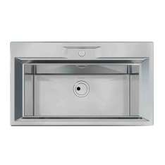 Zlewozmywak jednokomorowy, wpuszczany w blat, wykonany ze stali nierdzewnej Foster Fl 1V 72x32 S/FT INOX