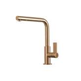 Jednouchwytowa bateria kuchenna nablatowa z obrotową wylewką Foster Omega PVD COPPER