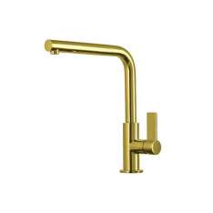 Jednouchwytowa bateria kuchenna z obrotową wylewką Foster Omega PVD GOLD