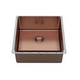 Wbudowany zlewozmywak ze stali nierdzewnej Foster Phantom EDGE 40X40 COPPER BRONZE VINTAGE
