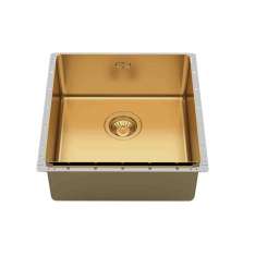 Wbudowany zlewozmywak ze stali nierdzewnej Foster Phantom EDGE 40X40 GOLD VINTAGE
