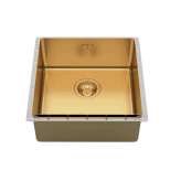 Wbudowany zlewozmywak ze stali nierdzewnej Foster Phantom EDGE 40X40 GOLD VINTAGE