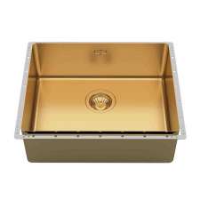 Wbudowany zlewozmywak ze stali nierdzewnej Foster Phantom EDGE 50X40 GOLD