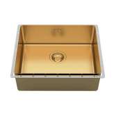 Wbudowany zlewozmywak ze stali nierdzewnej Foster Phantom EDGE 50X40 GOLD VINTAGE