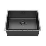 Wbudowany zlewozmywak ze stali nierdzewnej Foster Phantom EDGE 50X40 GUN METAL