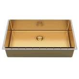 Wbudowany zlewozmywak ze stali nierdzewnej Foster Phantom EDGE 71X40 GOLD VINTAGE