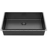 Wbudowany zlewozmywak ze stali nierdzewnej Foster Phantom EDGE 71X40 GUNMETAL