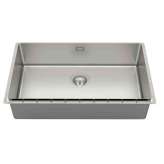 Wbudowany zlewozmywak ze stali nierdzewnej Foster Phantom EDGE 71X40 INOX VINTAGE