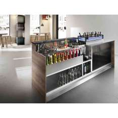 Lada barowa ze stali nierdzewnej Frigomeccanica WORKSTATION COCKTAIL
