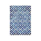 Prostokątny dywanik wełniany o geometrycznych kształtach G.T.Design Casablanca