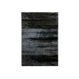 Dywanik z wiskozy w jednolitym kolorze G.T.Design Le Materie Viscosa NERO IDEALE