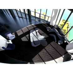 Ręcznie wykonany dywanik wełniany G.T.Design FLUID