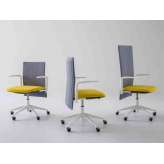 Krzesło biurowe z regulacją wysokości i podstawą 5-Spoke Gaber Elodie