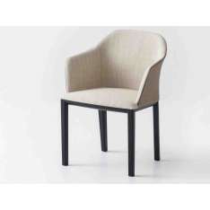 Krzesło biurowe z tkaniny tapicerowanej z podłokietnikami Gaber Manaa TP
