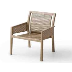 Fotel ogrodowy z technopolimeru z podłokietnikami Gaber GRAND Minush