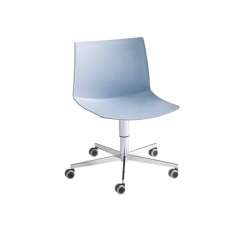 Krzesło biurowe z technopolimeru z podstawą 5-Spoke na kółkach Gaber KANVAS 2 5R