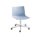 Krzesło biurowe z technopolimeru z podstawą 5-Spoke na kółkach Gaber KANVAS 2 5R
