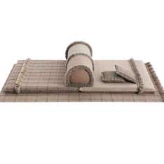 Duży materac ogrodowy z polipropylenu do zastosowań zewnętrznych GAN Garden Layers TERRACOTTA