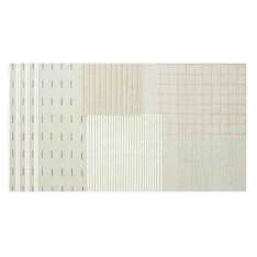 Prostokątny dywanik wełniany GAN Lan NATURAL