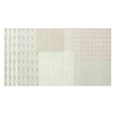 Prostokątny dywanik wełniany GAN Lan NATURAL