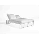 Leżanka ogrodowa aluminiowa z oparciem Gandiablasco Dna