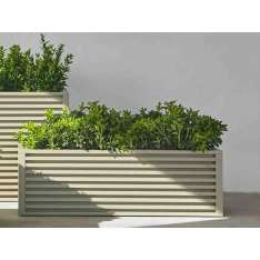 Prostokątna sadzarka aluminiowa Gandiablasco Dna