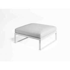 Aluminiowa pufa ogrodowa Gandiablasco Flat