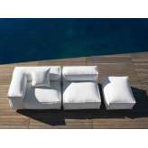 2-osobowa modułowa sofa ogrodowa z tkaniny Gart Mediterraneo