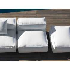 Fotel ogrodowy z tkaniny Gart Mediterraneo