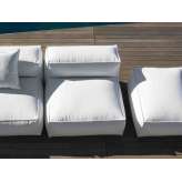Fotel ogrodowy z tkaniny Gart Mediterraneo
